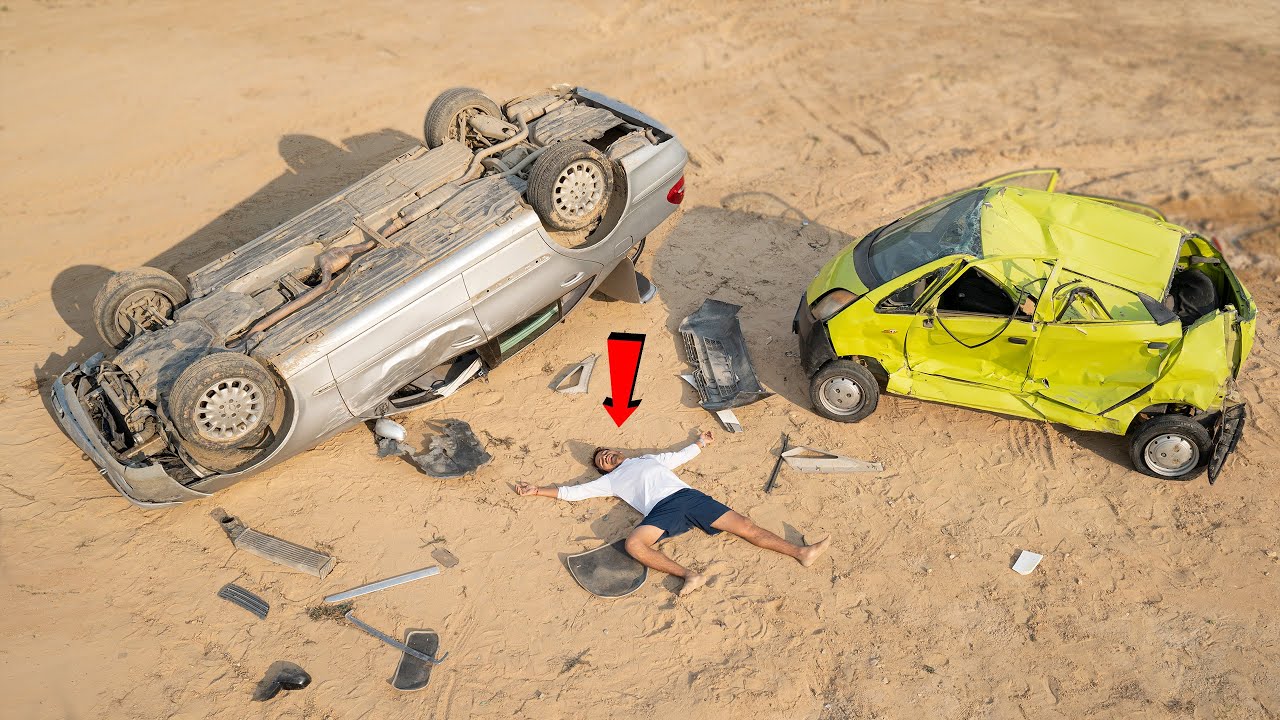 Real Life Car Crash Test...No Car Survived !🤕