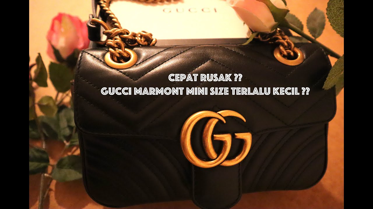 Mini GUCCI MARMONT Review (Bahasa Indonesia)