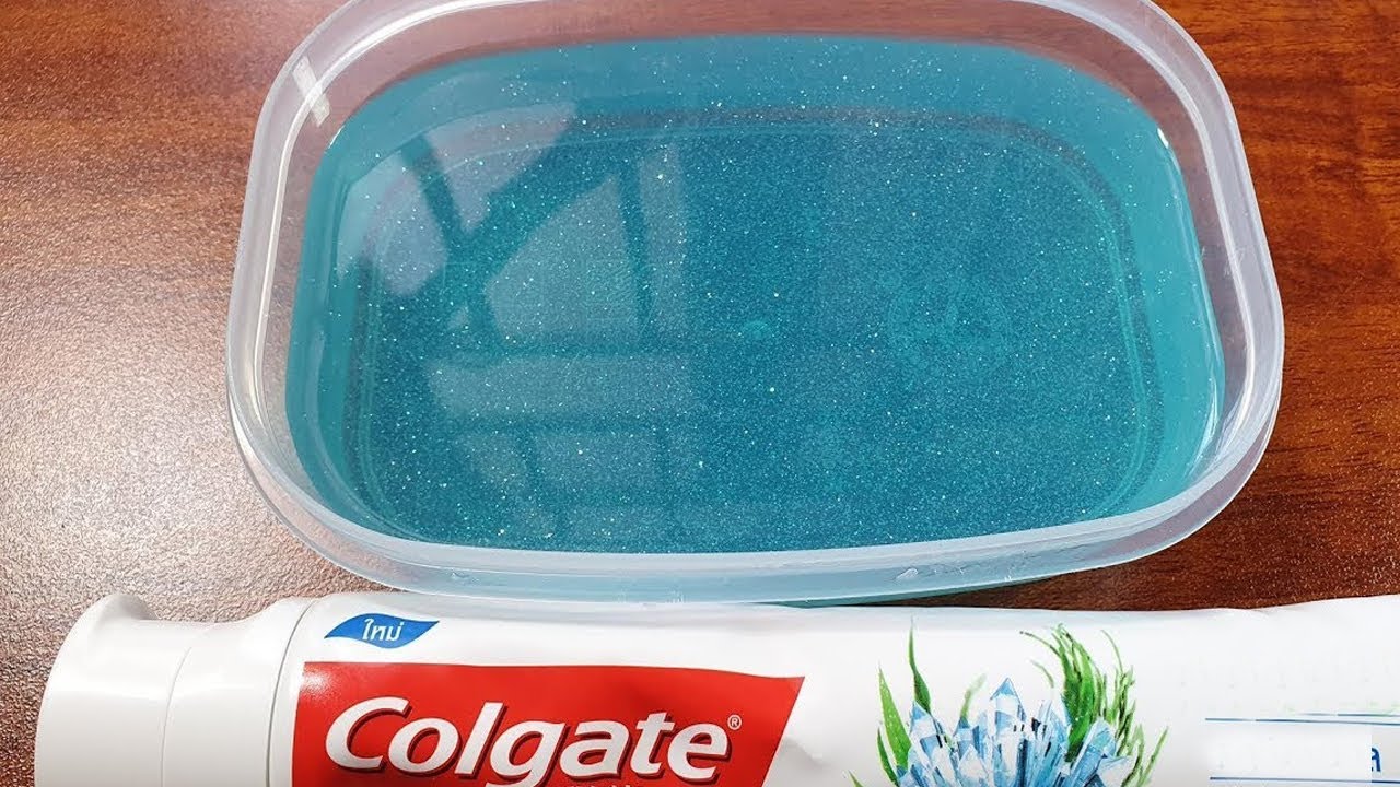 HAZ SLIME CON 1 INGREDIENTE💦 Probando Recetas SIN BORAX slime con pasta dental