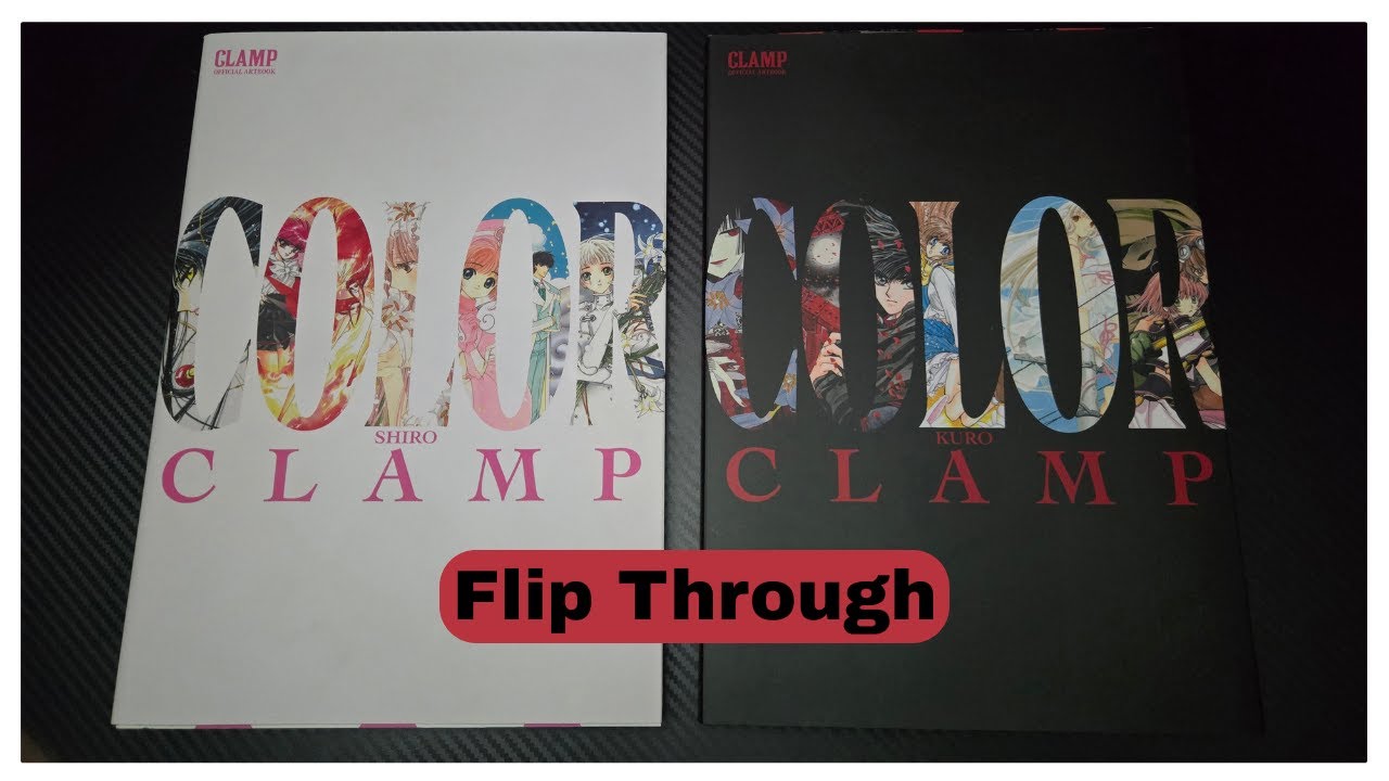 Flip Through | CLAMP Official Art Book: COLOR SHIRO & COLOR KURO | CLAMP | Art Book