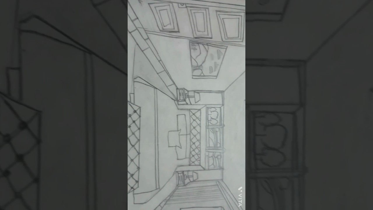 ✏️Hand-drawn room design 🛋️🎨 simple lines, peaceful aesthetic ✨