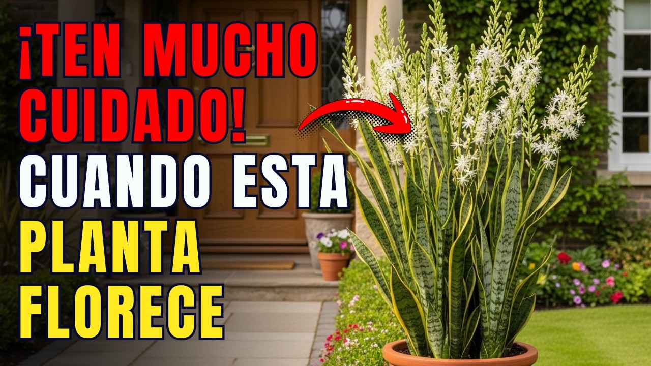El MISTERIO del POR QUE Florece la Planta de LENGUA DE SUEGRA