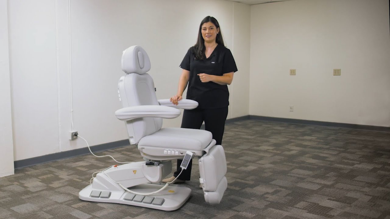 Spa Luxe 2246EBM Medical Treatment Chair - Massage Tools Demo