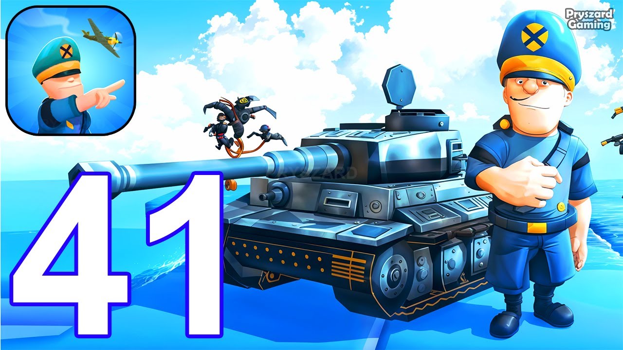 Army Commander - Gameplay Walkthrough Part 41 War Army Commander Base Defense (iOS, Android)