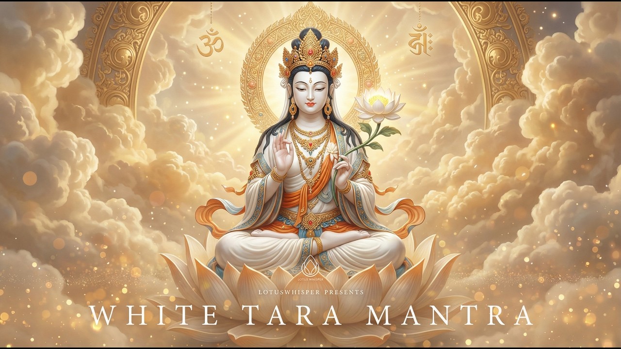 LISTEN DAILY: The White Tara Mantra for A Long and Healthy Life (Divine Light)