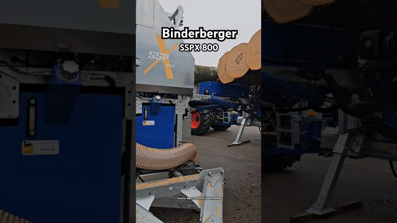 #Binderberger SSPX800 Firewood #logging chassis - Austro Agrar 2024 - Messe Tulln by Valex Media