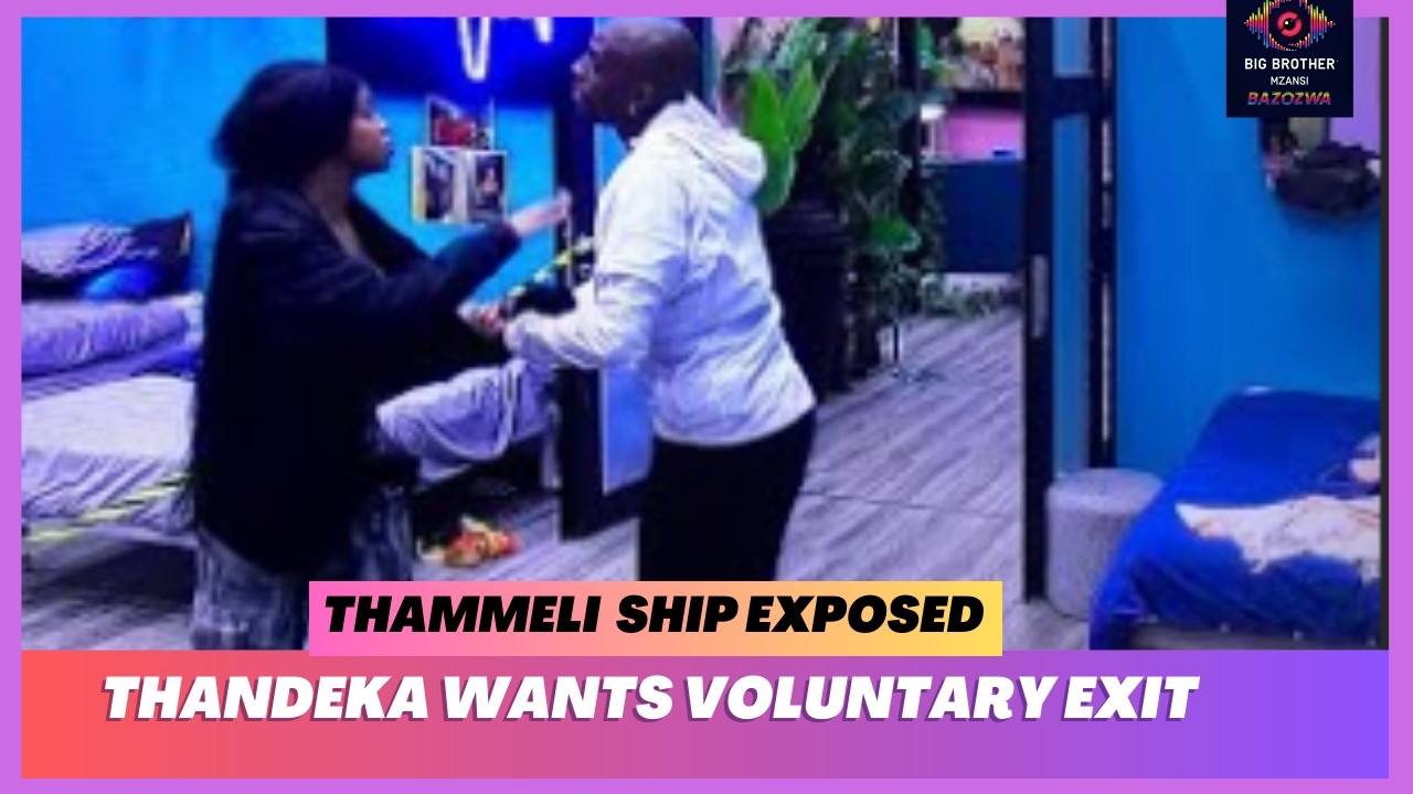 BBMZANSI S6ll THANDEKA WAS DRUNK WITHIN  FIRST 30 MIN OF THE PARTY & SHE WANTED TO LEAVE THE HOUSE 