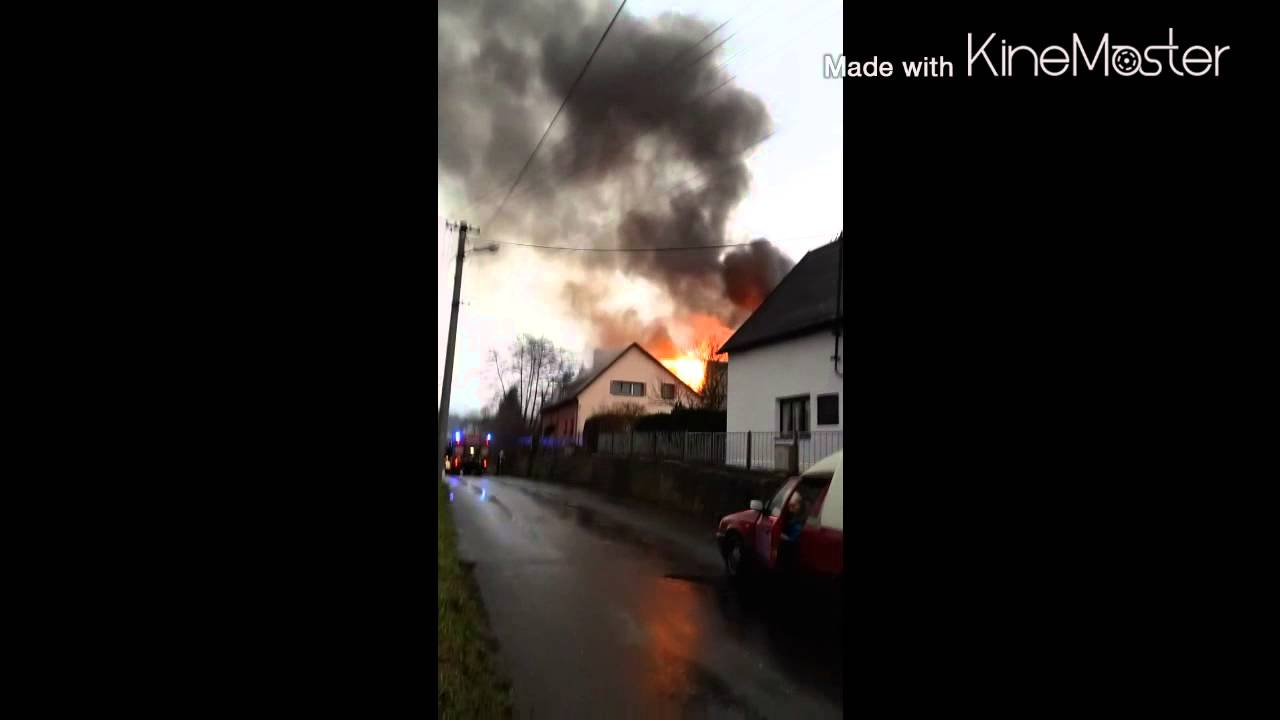 Hasiči Hrádek nad Nisou - požár-Chotyně 22.12.