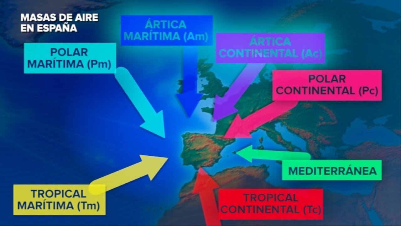Masas de aire en España. La masa Ártica marítima