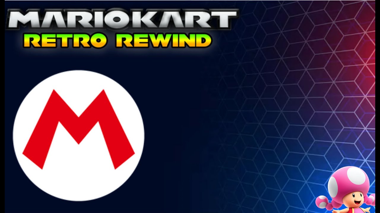 Mkwii Retro Rewind Mario Logo Cup
