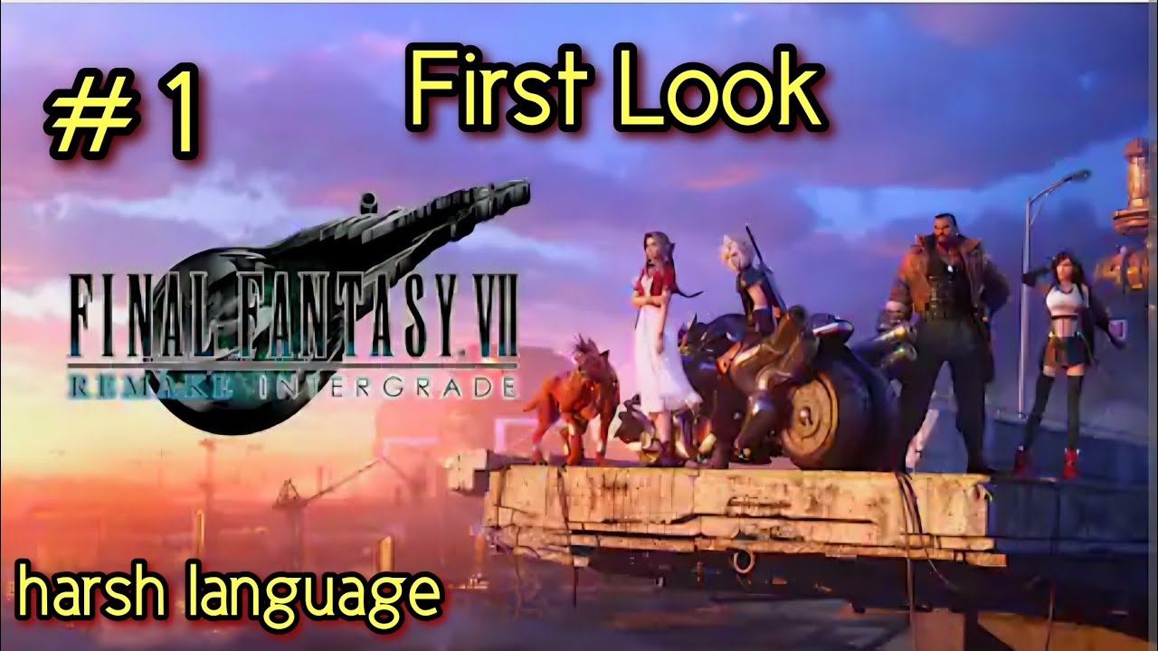 Blind Play Through | Final Fantasy VII Remake Intergrade | Part 1