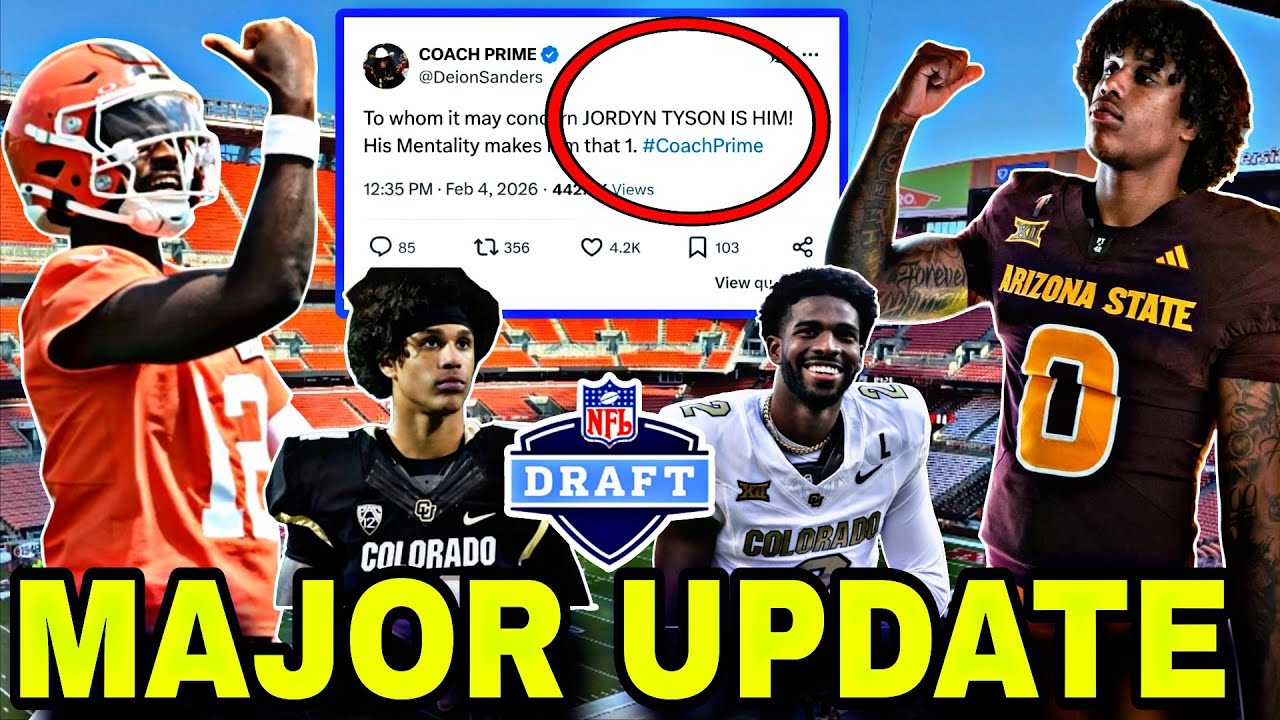 🚨Browns Shedeur Sanders PROJECTED TO REUNITE With Former Colorado Jordan Tyson, Coach Prime WANTS IT