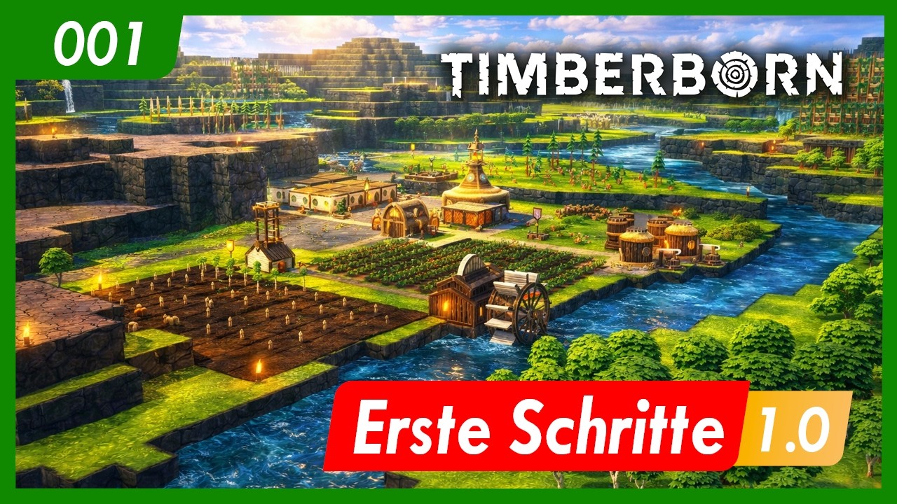 Timberborn | 001 | Erste Schritte | Gameplay | Let's play | german | deutsch
