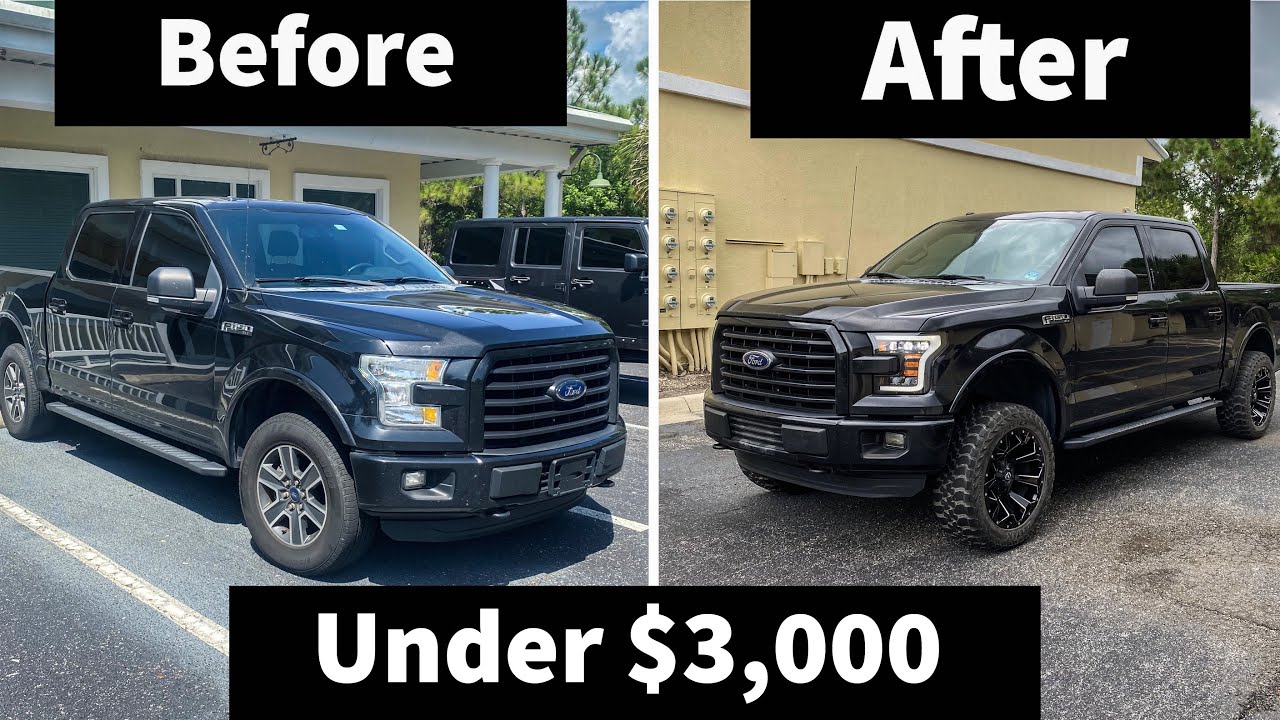 Completely Transforming My New Ford F150 For Under $3,000