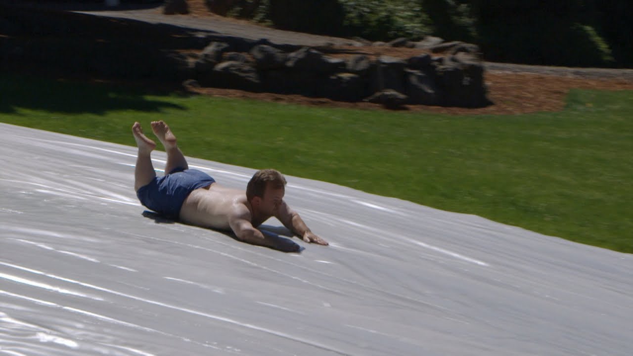 The Roloffs' 100-foot Water Slide