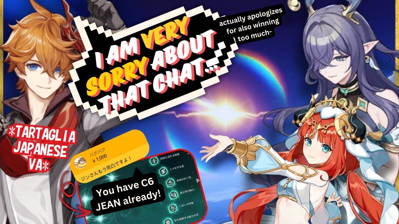 Childe JP VA's FANS KNOW His Genshin Acct. BETTER Than Himself- | Nilou/Lauma PULLS (ENG SUB)