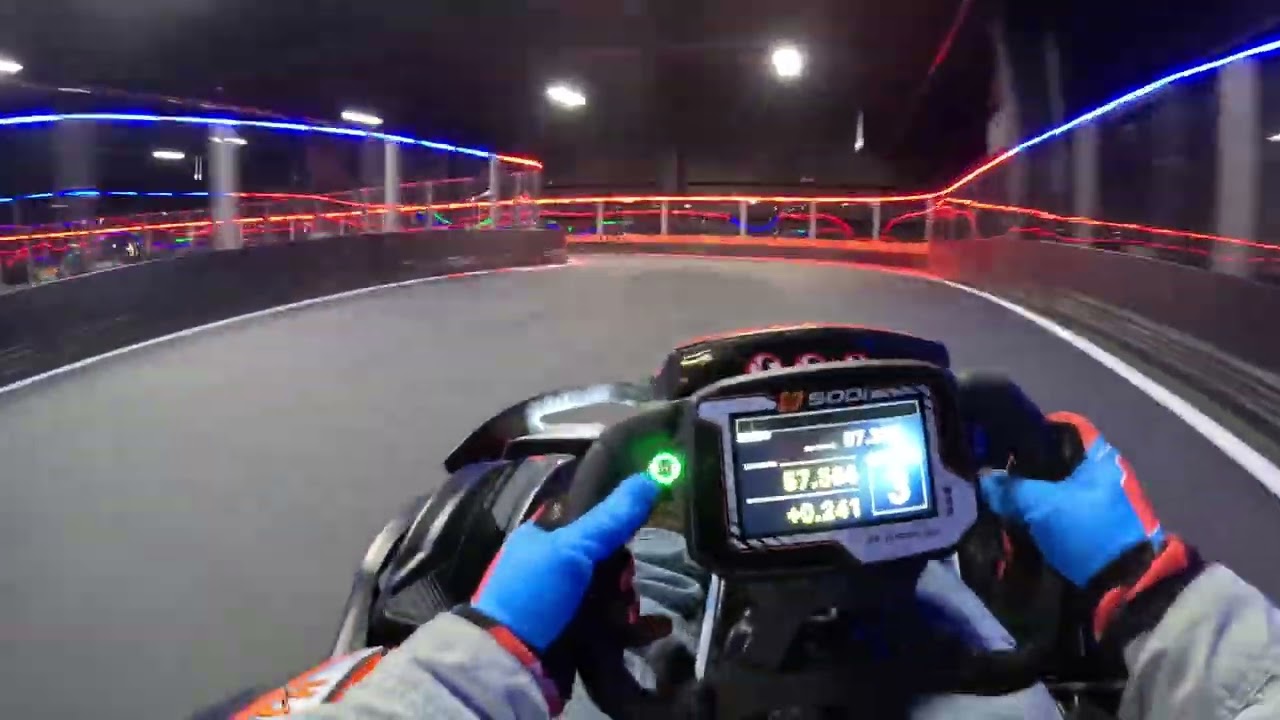 57 seconds with the kart unlocked 