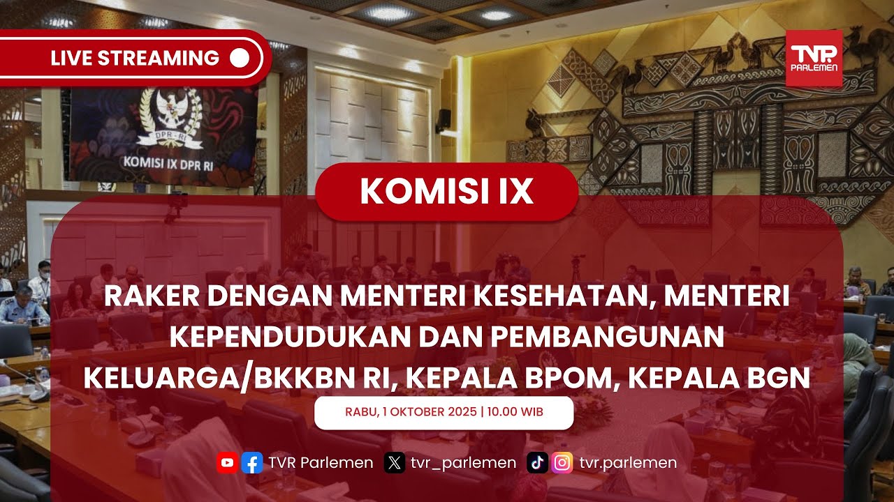 KOMISI IX RAKER  DENGAN MENKES, MENDUGBANGGA/BKKBN RI, KEPALA BPOM, KEPALA BGN