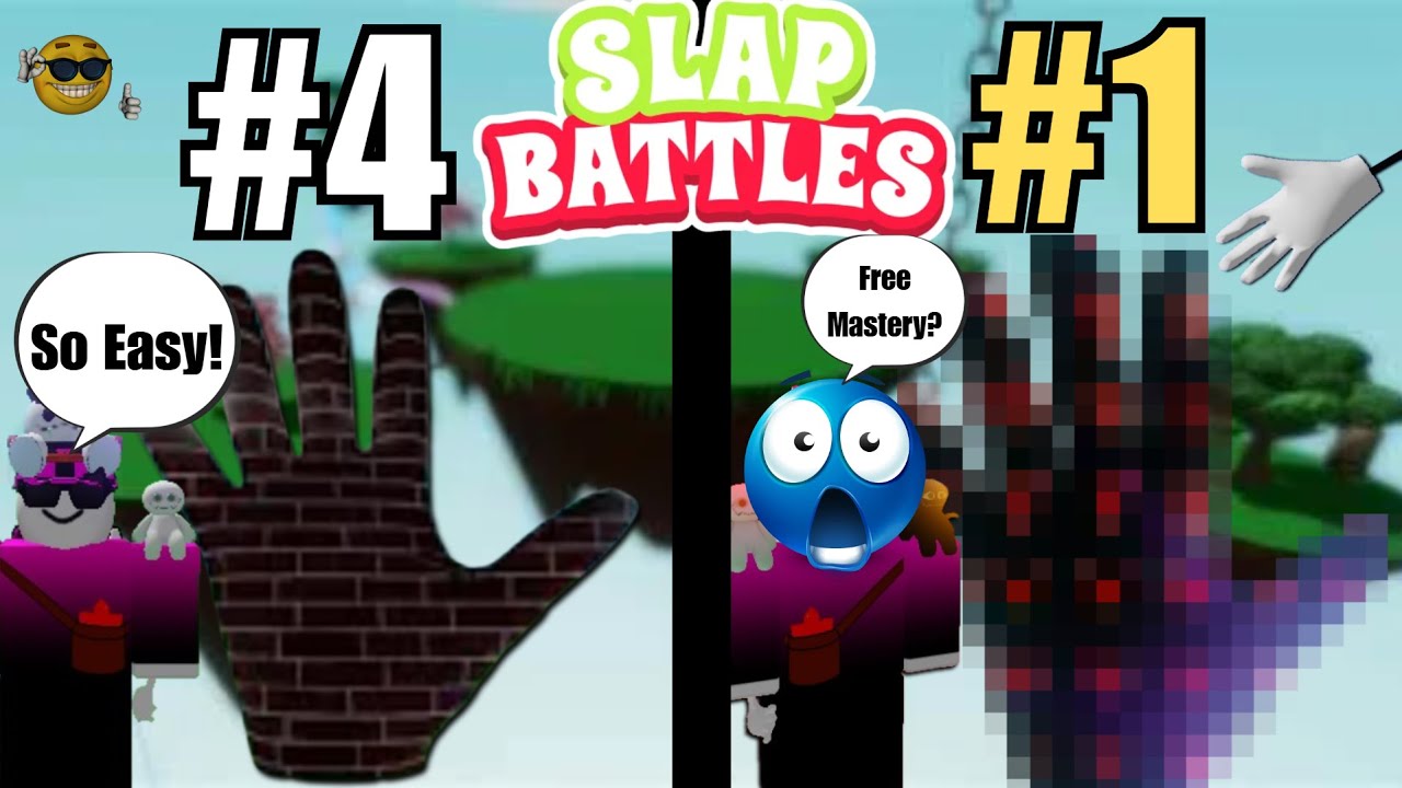TOP 5 EASIEST MASTERIES TO GET IN SLAP BATTLES ROBLOX!