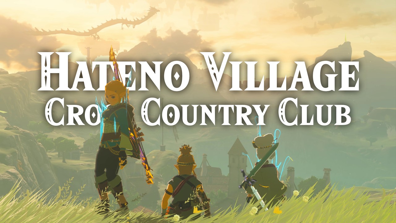 Hateno Village XC Run w/ Purah and Zelda - Treadmill Run Along