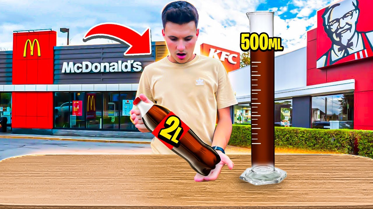 FAST FOOD VS CILINDRU GRADAT | EXPERIMENT | **MASURAM CANTITATEA DE SUC**