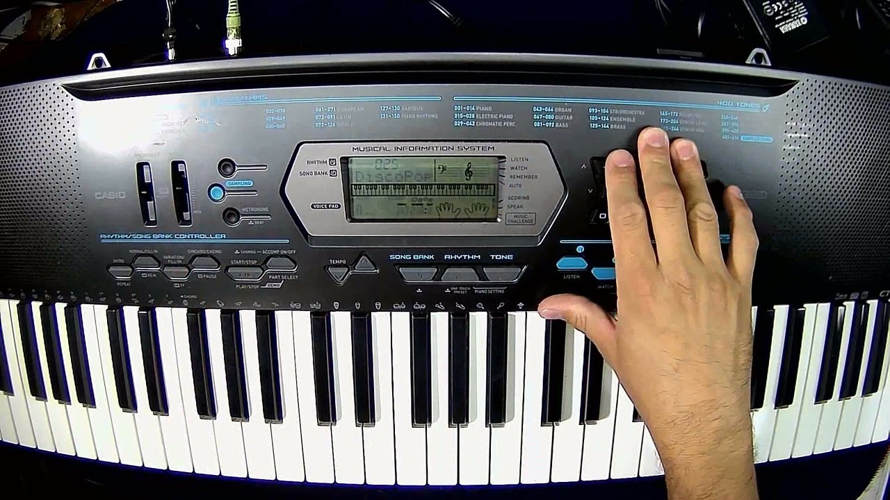 CASIO CTK 2100 (styles and sounds)