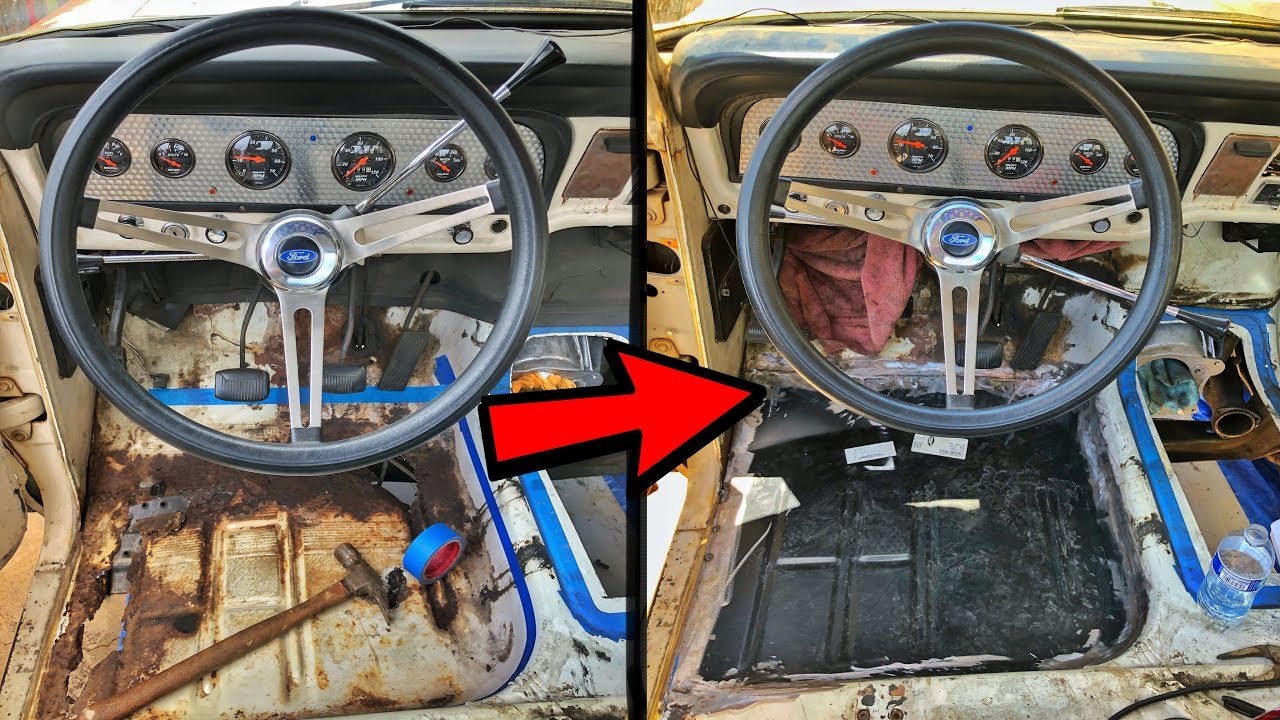 Installing New Floor Pans In My '71 F100!