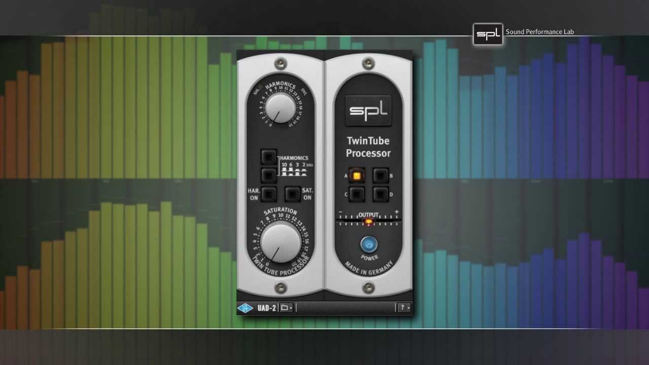 SPL TwinTube Processor Plug-In for the UAD Platform Demo
