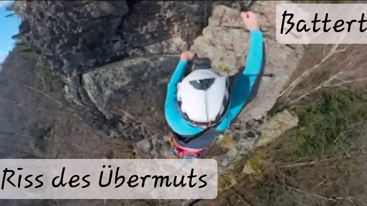 Klettern am Battert. Riss des Übermuts 4-🔴 #climbing #tradclimbing #tradclimb #rockclimber 