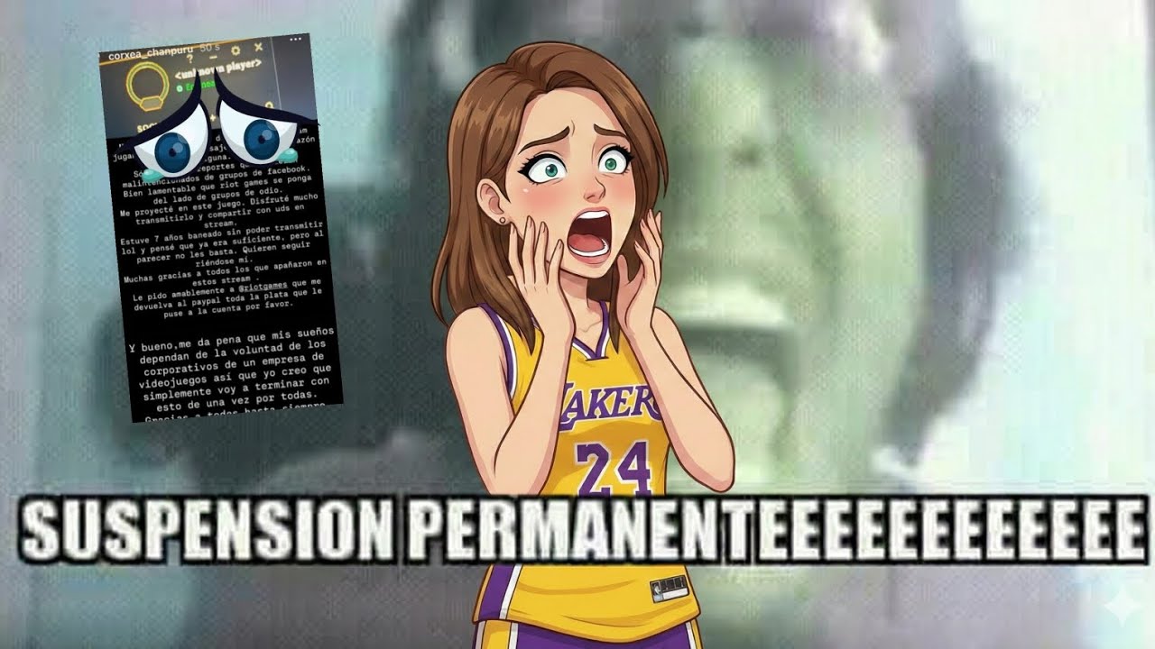 Corxea Anuncia que fue baneado nuevamente de LoL y le hecha la culpa a riot..