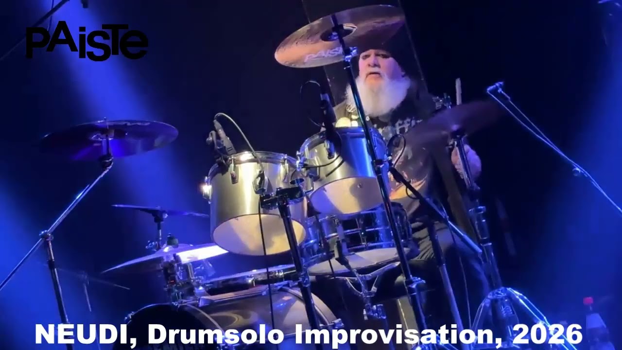 Andreas NEUDI Neuderth - Drumsolo Improvisation, Mannheim (with Trance), 01/2026 - Paiste Cymbals