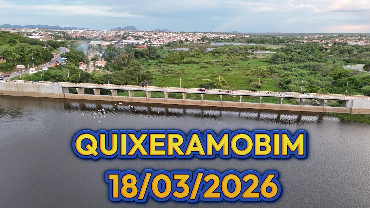 NOTÍCIA BOA Barragem de Quixeramobim / Açude Fogareiro dados Atualizados 18/03/2026 Ceará