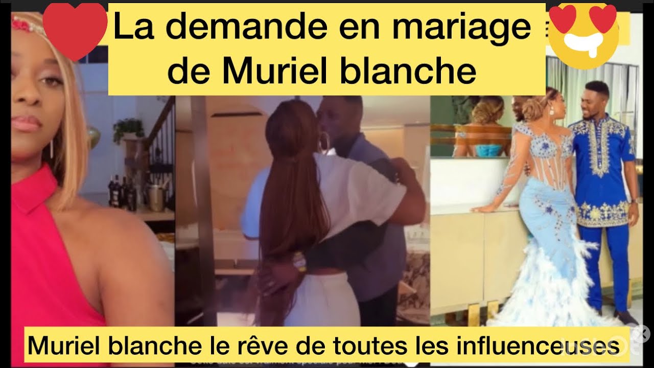La demande en mariage de l’actrice Muriel blanche