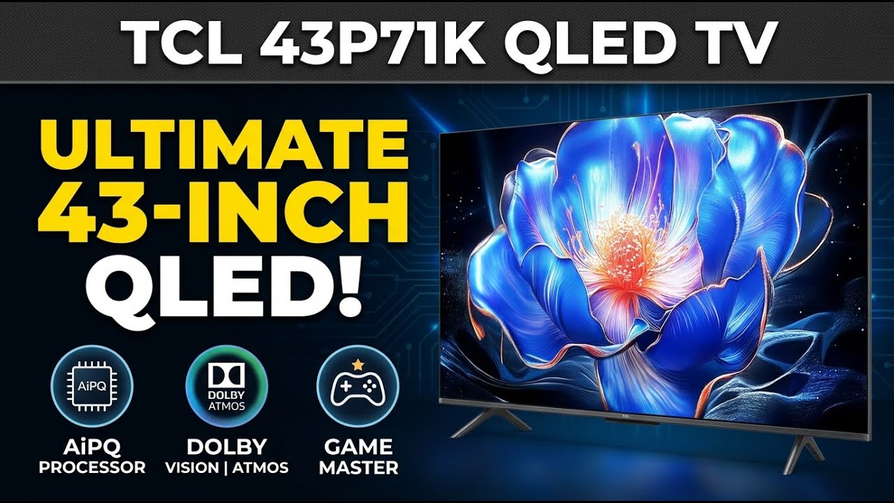 TCL 43-Inch 4K Ultra HD Smart QLED Google TV- Full Review | Review in Hindi | Features