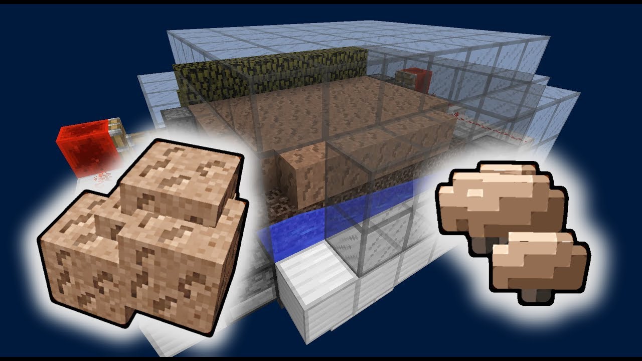 Easy Auto Mushroom Block Farm