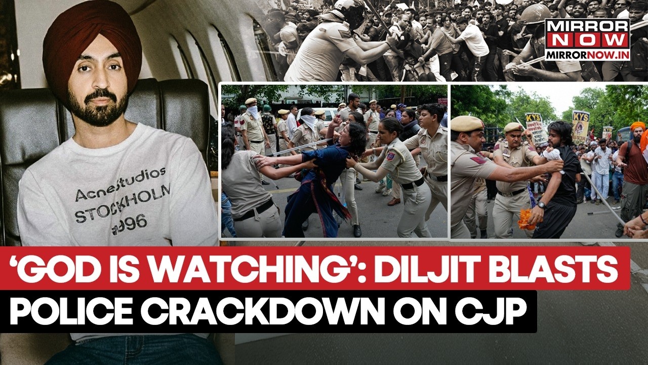 CJP Protest Row: Diljit Dosanjh Supports Students After Police Action, Says 'Listen To...' | Watch