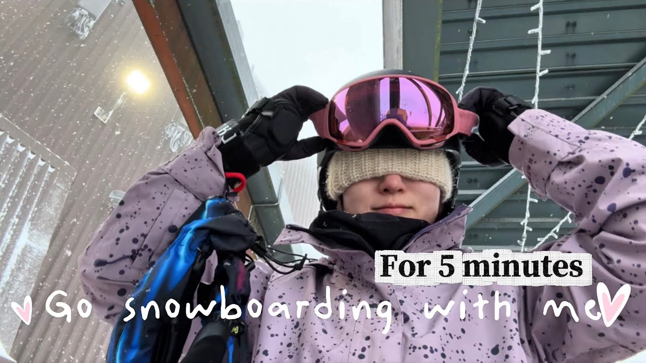 Got 5 mins? Come up to #Grouse with me #snowboarding