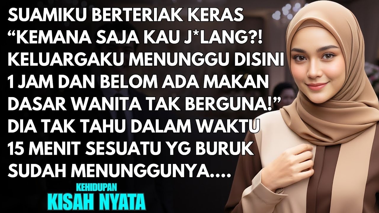 SUAMI BERTERIAK MENGHINAKU DAN MENAMPAR WAJAHKU - TAPI 15 MENIT KEMUDIAN DIA HISTERIS KARENA AKU...