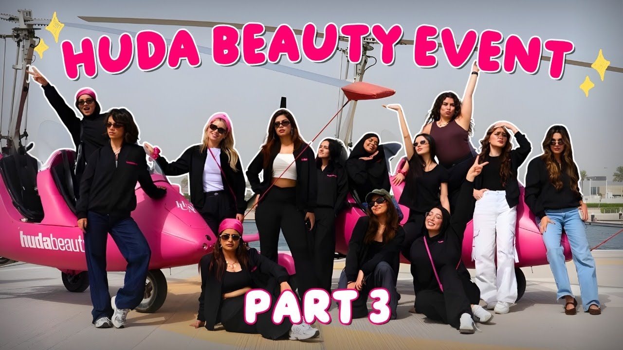 МЫ ПОДНЯЛИСЬ В НЕБО!! 🚁 || Видеоблог Huda Beauty, часть 3