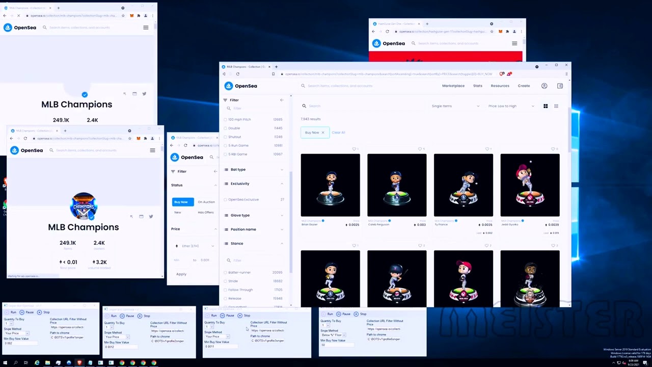 OPENSEA BOT DOWNLOAD | Sniping Bot!