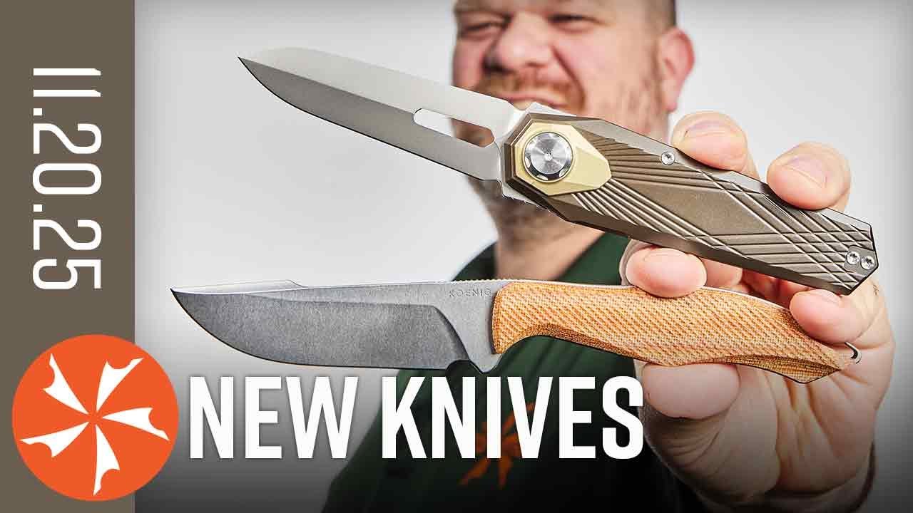 Не такие дорогие, как вы могли бы подумать — Новые ножи 20 ноября 2025 г. в KnifeCenter
