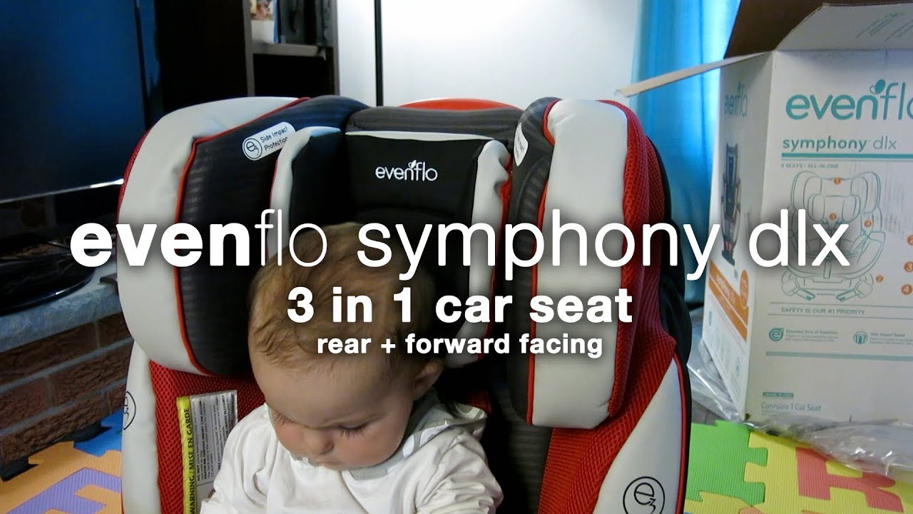 Evenflo Symphony DLX 3 in 1 Car Seat : Whats in the Box?