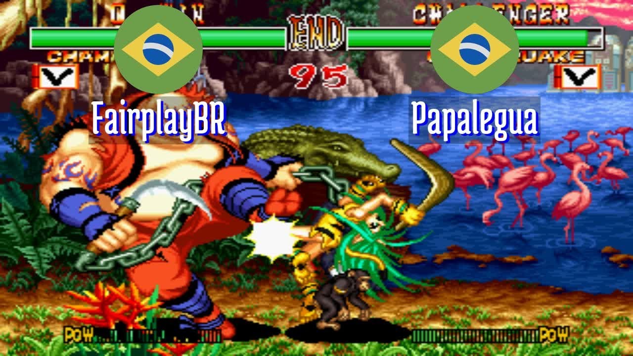 FT5 @samsho2: FairplayBR (BR) vs Papalegua (BR) [Samurai Shodown II Fightcade] Mar 10
