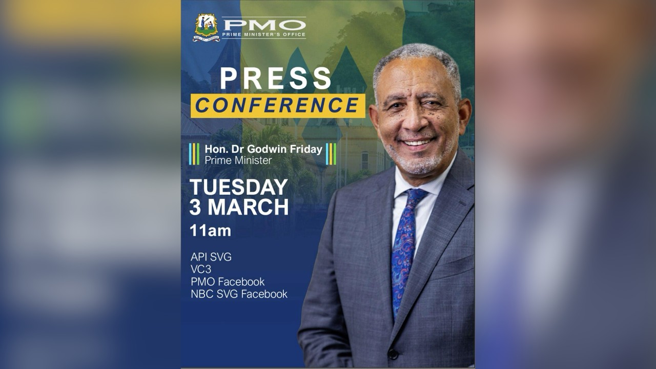 PRESS CONFERENCE WITH PRIME MINISTER HON. DR. GODWIN FRIDAY
