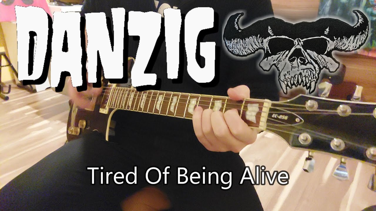 Danzig - Tired Of Being Alive (Guitar Cover w/Solo) #danzig