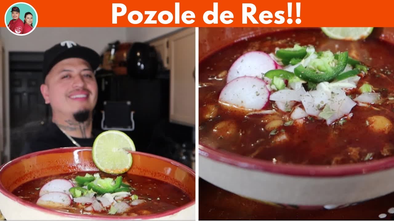 POZOLE ROJO DE RES |RECETA