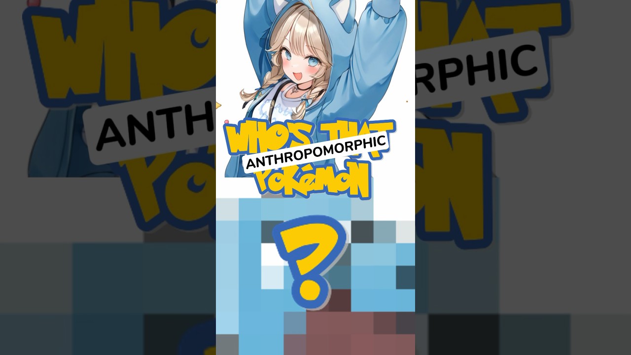 WHO'S THAT ANTHROPOMORPHIC POKEMON? #shorts #pokemon