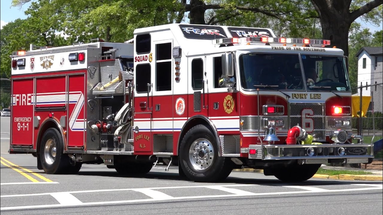 Fort Lee Volunteer Fire Department Squad 6 Responding 5/17/25