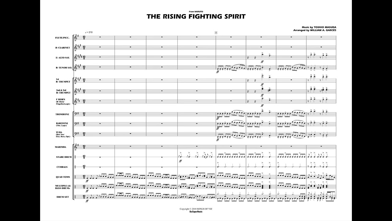 The Rising Fighting Spirit - Marching Band arrangement