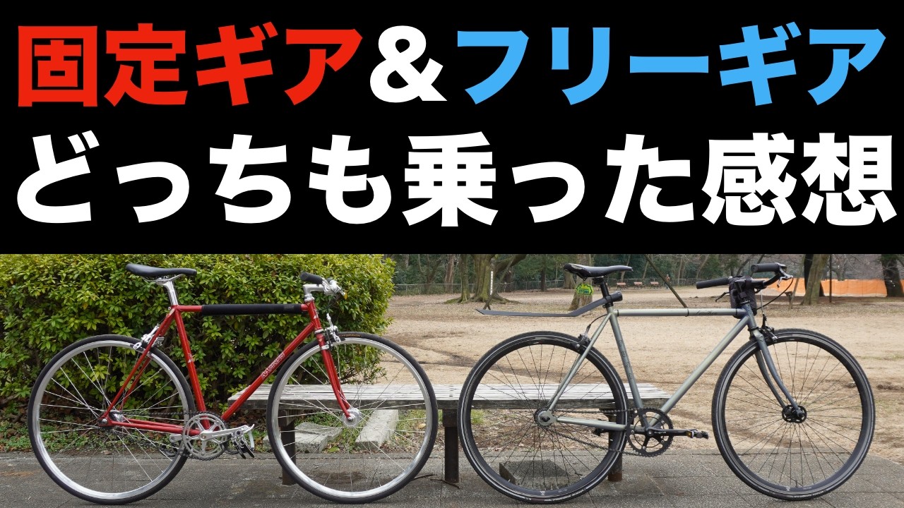 ピストバイクに４年間乗ってみて固定ギアとフリーギアどっちも試して感じたこと